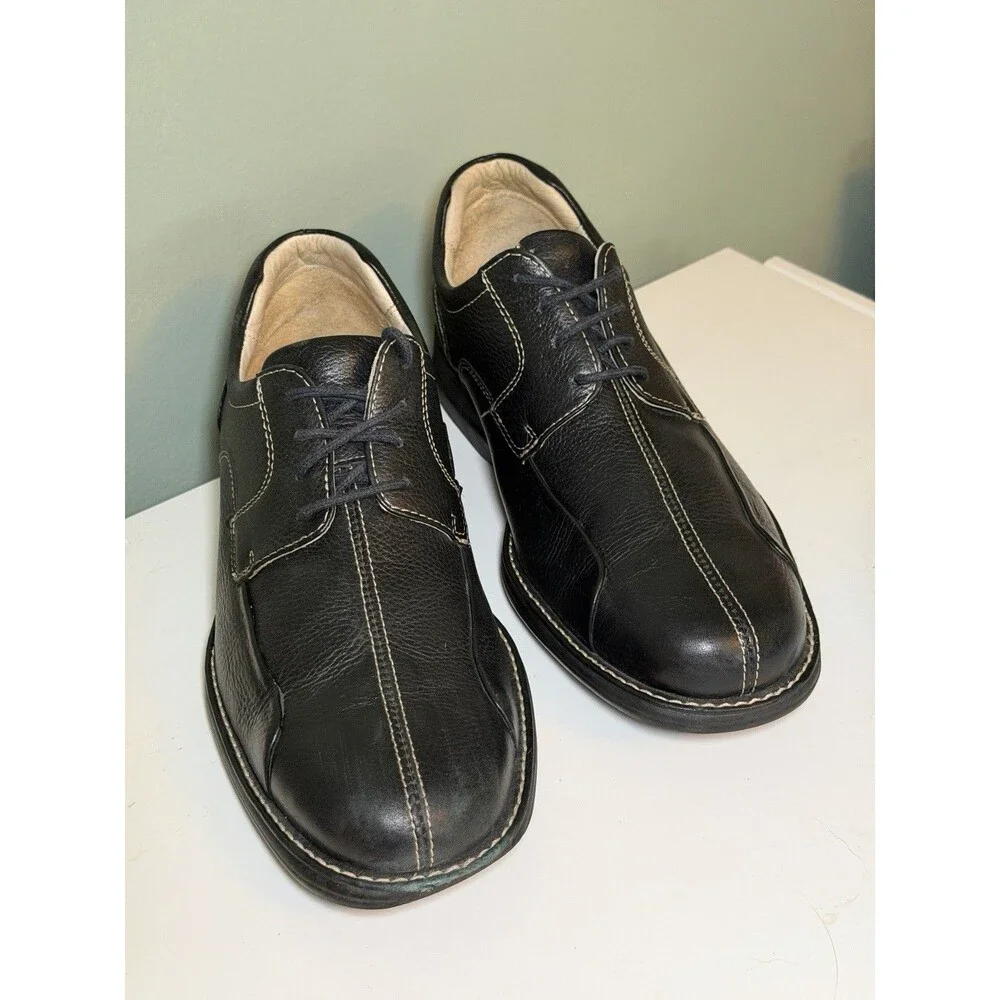Johnston & Murphy Men’s Black Schuler Bicycle Shoe 8.5D